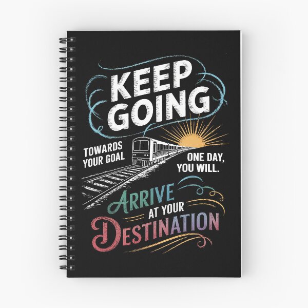 Item preview,  Motivational Train Journey Quote Design designed and sold by Quotes-For-All.