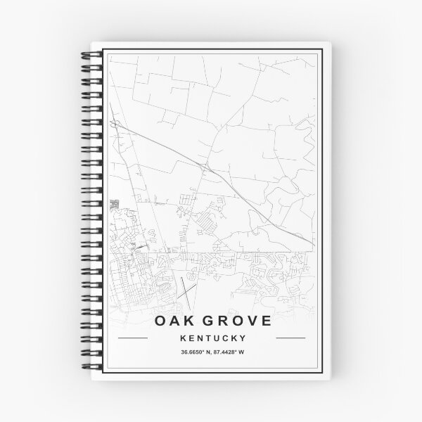Item preview, Mapa de la ciudad de Oak Grove designed and sold by SHAMPAIN-ART-CO.