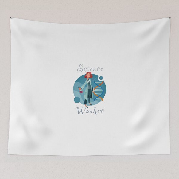 Item preview, Science wanker - funny, humour, joke - female scientist / science teacher designed and sold by UKVanlife.
