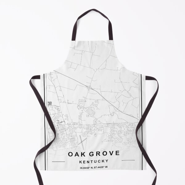 Item preview, Oak Grove City Map designed and sold by SHAMPAIN-ART-CO.