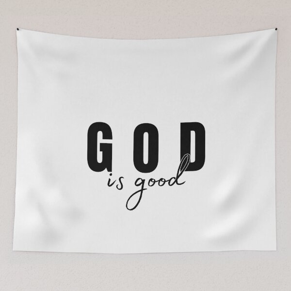 Item preview, God is Good Catholic Quotes for Christian Women and Men designed and sold by Angie-Atelier.