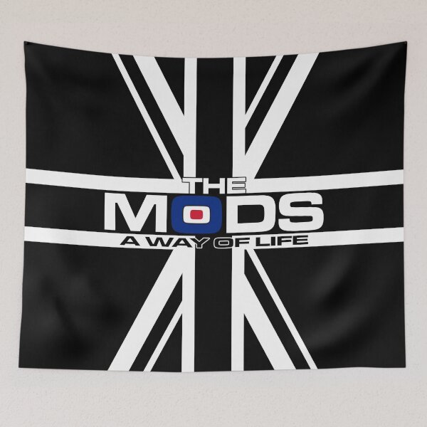 Artikelvorschau, Britischer Union Jack The Mods Retro Classic V2e entworfen und verkauft von RetrospectUK.