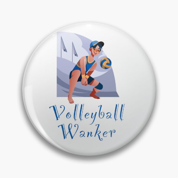 Item preview, Volleyball wanker - funny, humour, joke - male volleyball player  designed and sold by UKVanlife.