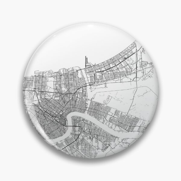 Item preview, New Orleans City Map designed and sold by SHAMPAIN-ART-CO.