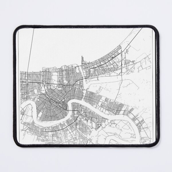 Item preview, New Orleans City Map designed and sold by SHAMPAIN-ART-CO.