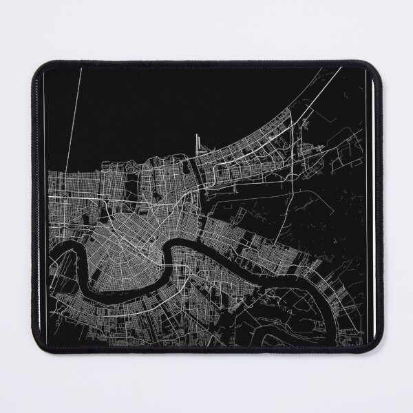 Item preview, New Orleans City Map designed and sold by SHAMPAIN-ART-CO.