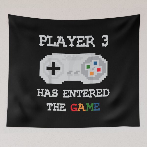 Item preview, Player 3 has entered the game  designed and sold by belladesign7.