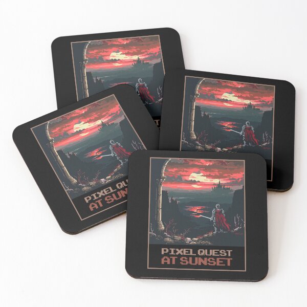 Item preview, Pixel Quest At Sunset designed and sold by MagicAxe.