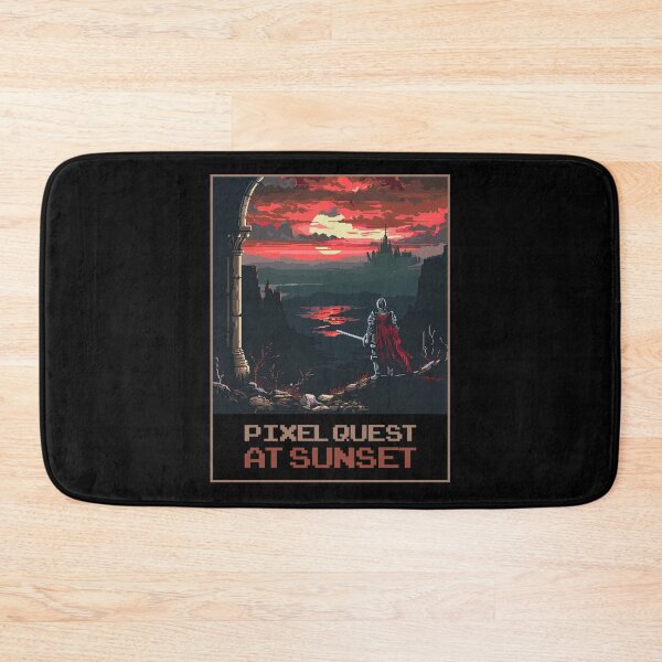 Item preview, Pixel Quest At Sunset designed and sold by MagicAxe.
