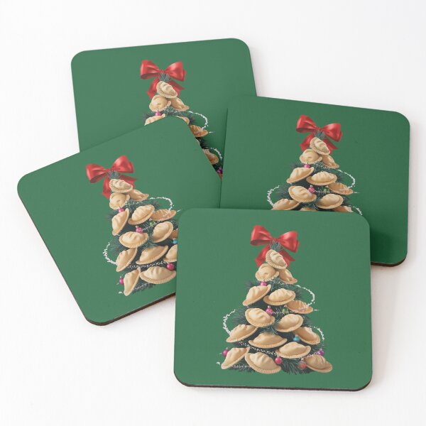 Item preview, Pierogi tree polish Christmas food funny  designed and sold by Colorfulman.