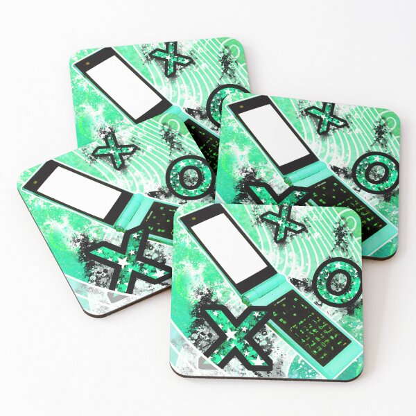 Item preview, Teal/cyan filp phone  designed and sold by despairfamily.
