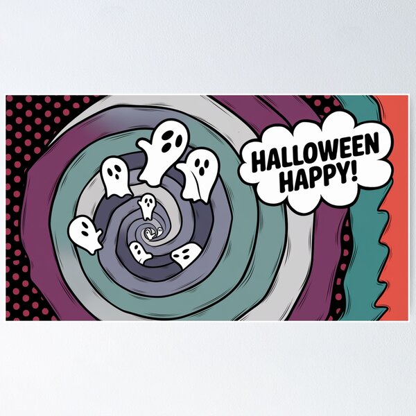 Item preview, Ghostly Vortex - Halloween Happy designed and sold by CreativeMoo82.