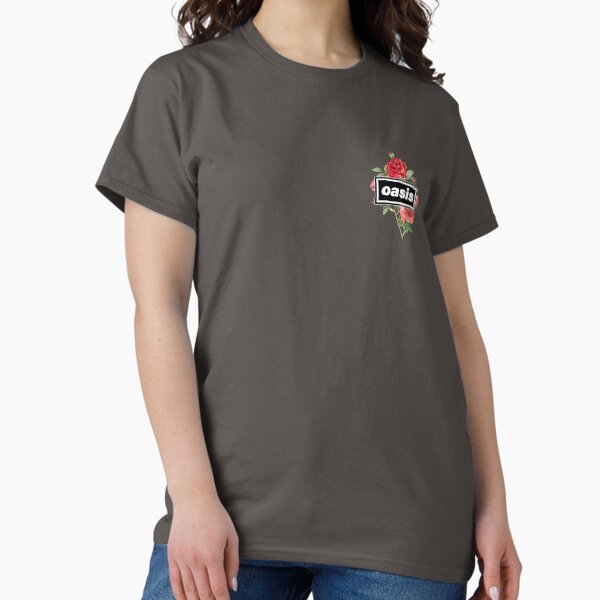 Item preview, Oasis Floral Design Logo T-Shirt designed and sold by FootyBeauty.