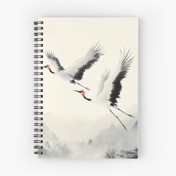 Item preview, Serenity in Flight: Graceful Cranes designed and sold by Suzana Djordjevic.
