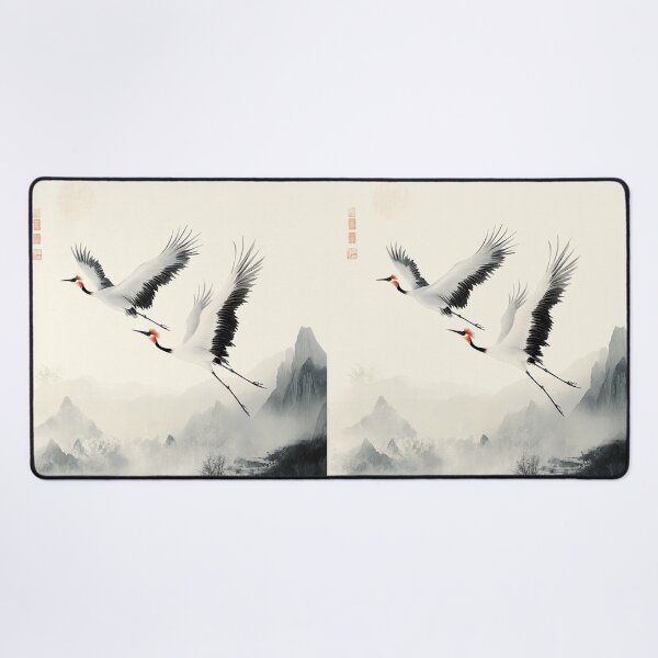Item preview, Serenity in Flight: Graceful Cranes designed and sold by Suzana Djordjevic.