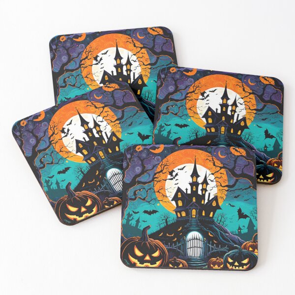 Item preview, Halloween spooky house on the hill designed and sold by GrizzlyCollective.