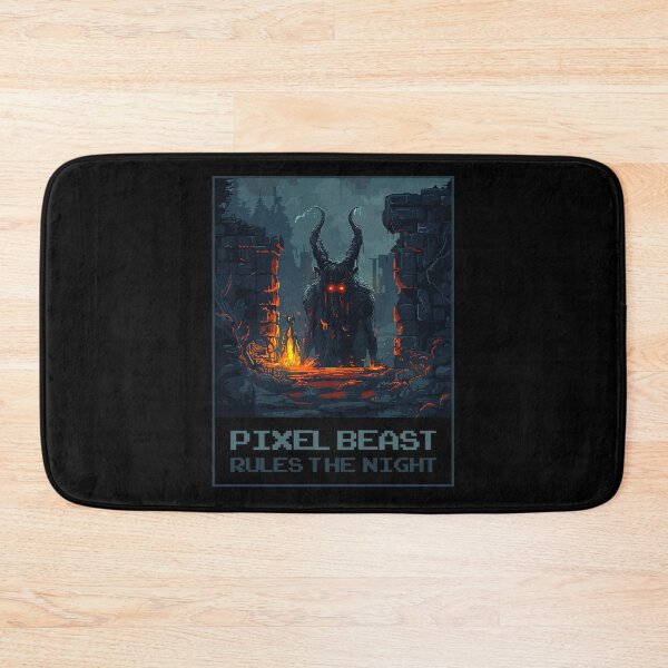 Item preview, Pixel Beast Rules The Night designed and sold by MagicAxe.