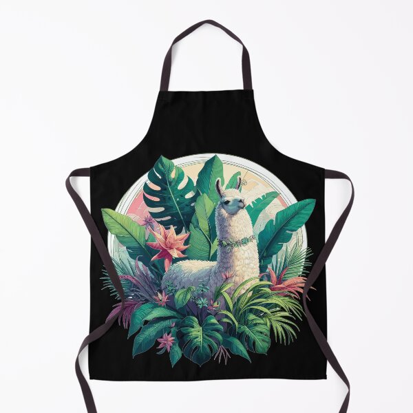 Item preview, Lama jungle plants palm trees gift designed and sold by Pineapple-Tree.