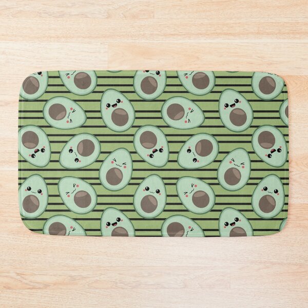 Item preview, Kawaii Avocado Pattern  designed and sold by sasyall.