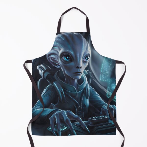 Item preview, Alien in a spaceship. designed and sold by MyHappyArtShop.