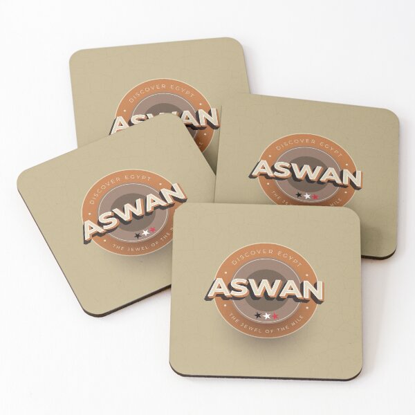 Item preview, typography travel Design Discover Egypt About Aswan City as a jewel of the Nile. for Egypt fans.  designed and sold by HEMRO.