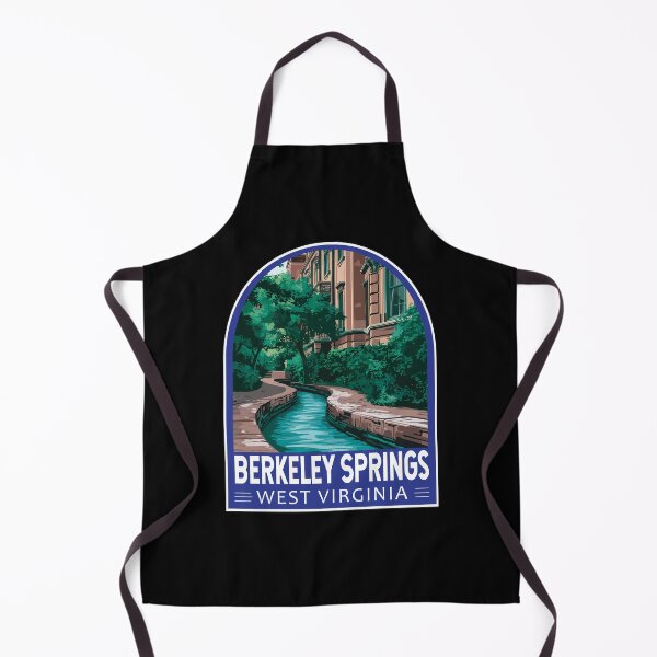 Item preview, Berkeley Springs Illustration Travel Art Emblem designed and sold by KrisSidDesigns.