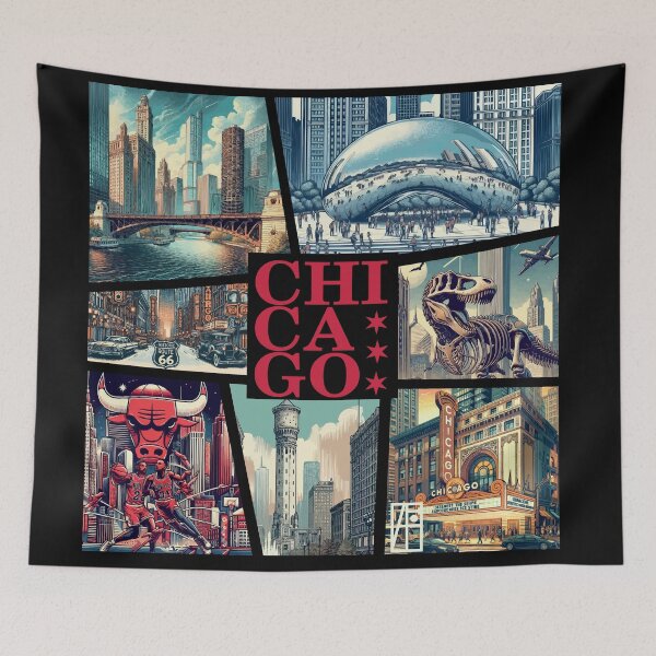 Item preview, USA CITY - CHICAGO - TRAVEL -1 designed and sold by ArtProjectShop.