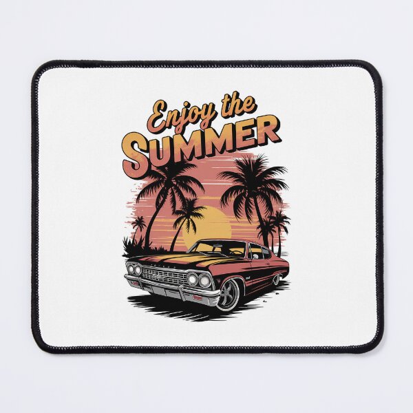 Item preview, Vintage Muscle Car Sunset designed and sold by Quotes-For-All.
