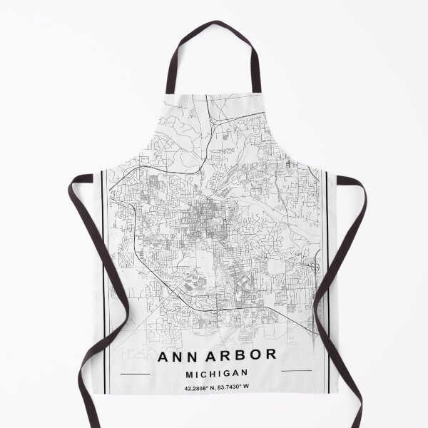 Item preview, Ann Arbor City Map designed and sold by SHAMPAIN-ART-CO.