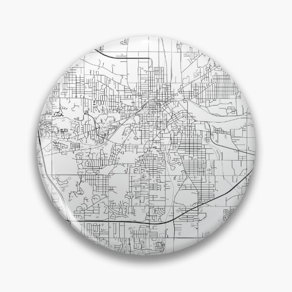 Item preview, Kalamazoo City Map designed and sold by SHAMPAIN-ART-CO.