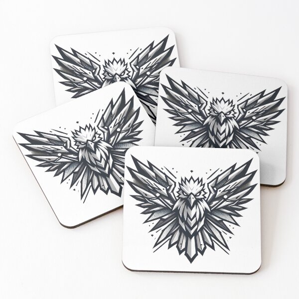Item preview, Geometric Eagle: Sharp and Bold Abstract Design designed and sold by Pattamo1.