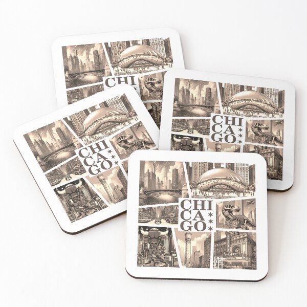 Item preview, USA CITY - CHICAGO - TRAVEL -3 designed and sold by ArtProjectShop.