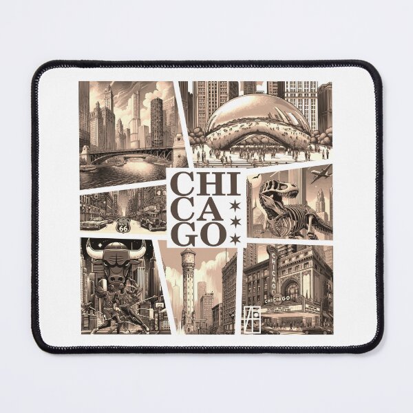 Item preview, USA CITY - CHICAGO - TRAVEL -3 designed and sold by ArtProjectShop.