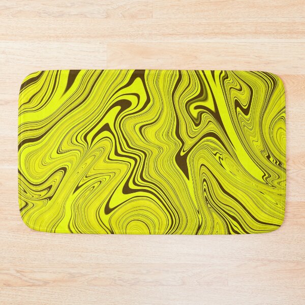 Item preview, Yellow Liquid Swirls designed and sold by KaSaPo.