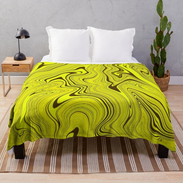 Item preview, Yellow Liquid Swirls designed and sold by KaSaPo.