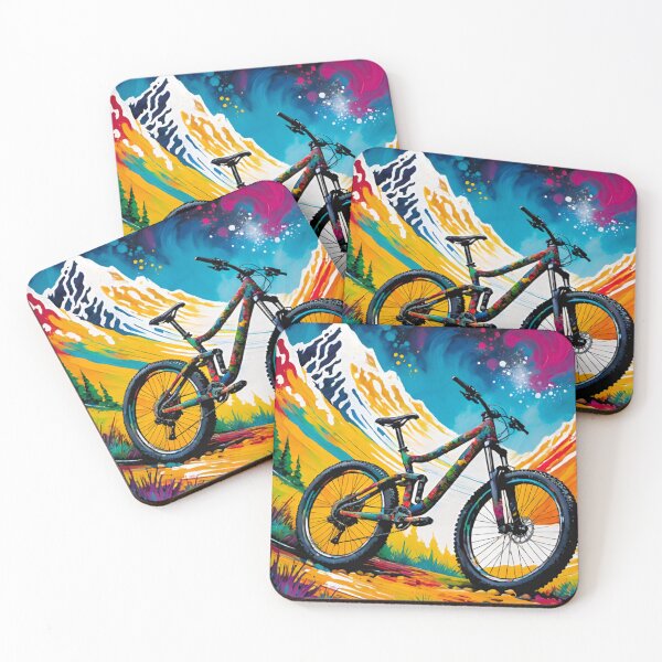 Item preview, Intricate Mountain Bike Design: Precision Art designed and sold by GrizzlyCollective.