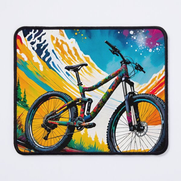 Item preview, Intricate Mountain Bike Design: Precision Art designed and sold by GrizzlyCollective.