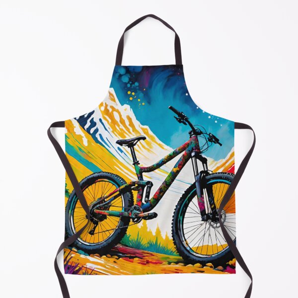 Item preview, Intricate Mountain Bike Design: Precision Art designed and sold by GrizzlyCollective.