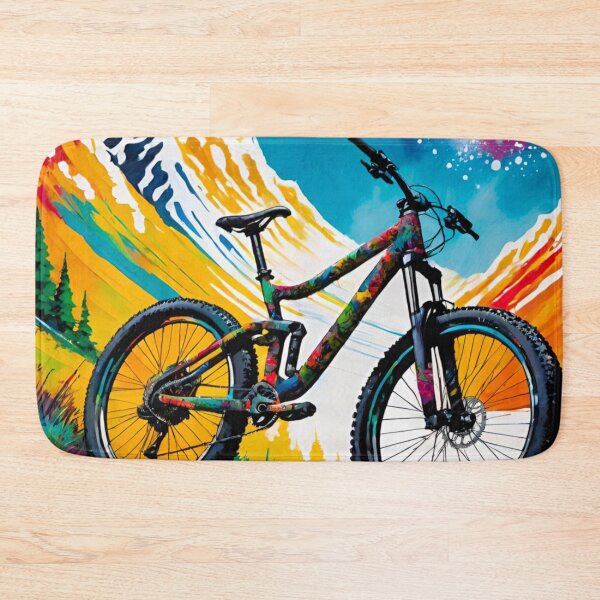 Item preview, Intricate Mountain Bike Design: Precision Art designed and sold by GrizzlyCollective.