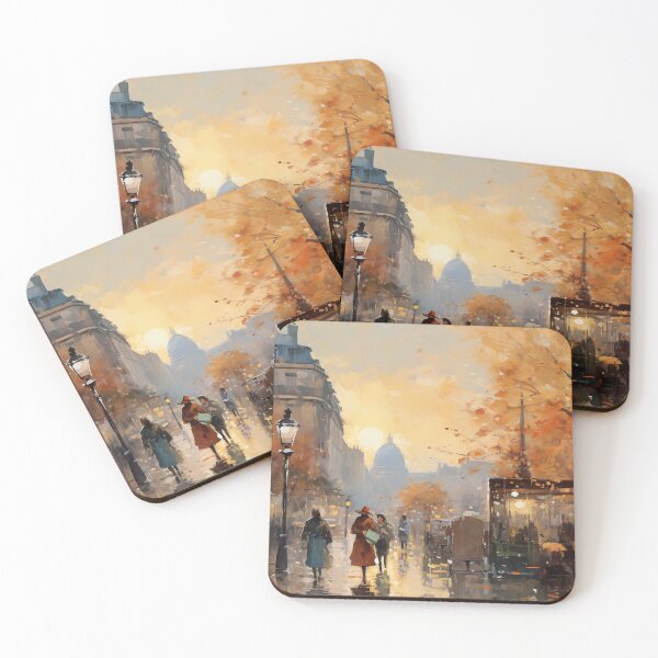 Item preview, Gouache - European Street designed and sold by KootenayDesigns.