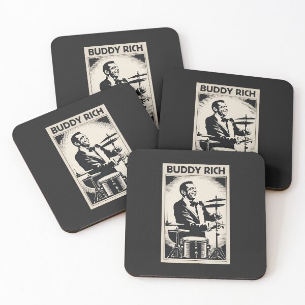 Item preview, Jazz Drummer Buddy Rich Drummer in Vintage Types of Jazz Music designed and sold by wigobun.