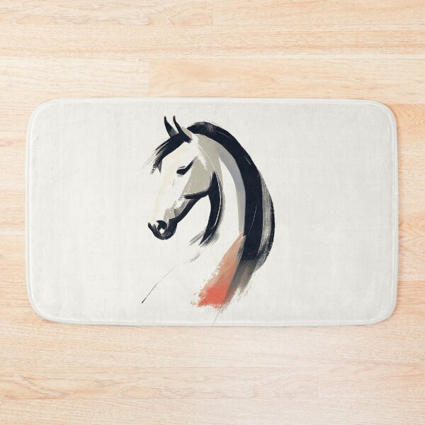 Item preview, Elegant Minimalist Spirit Stallion Portrait designed and sold by Retro Travel Design.