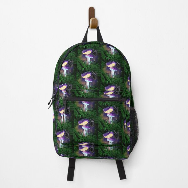 Item preview, Purple Toadstool with Black Butterfly designed and sold by WildWoodlandWitch.