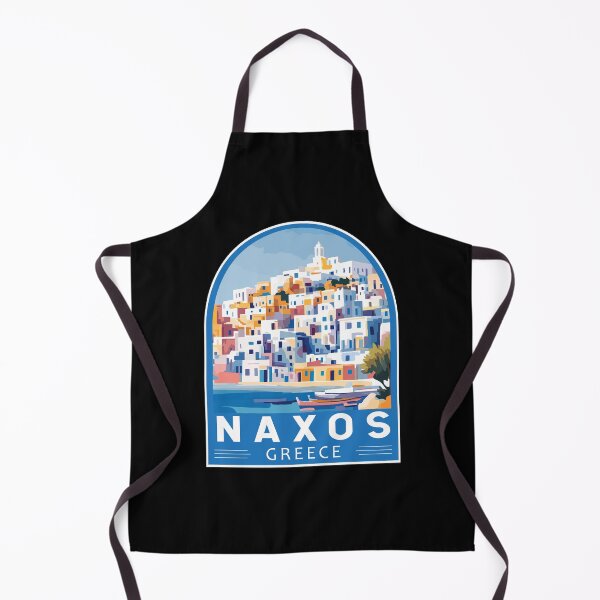 Item preview, Naxos Greece Travel Art Emblem designed and sold by KrisSidDesigns.
