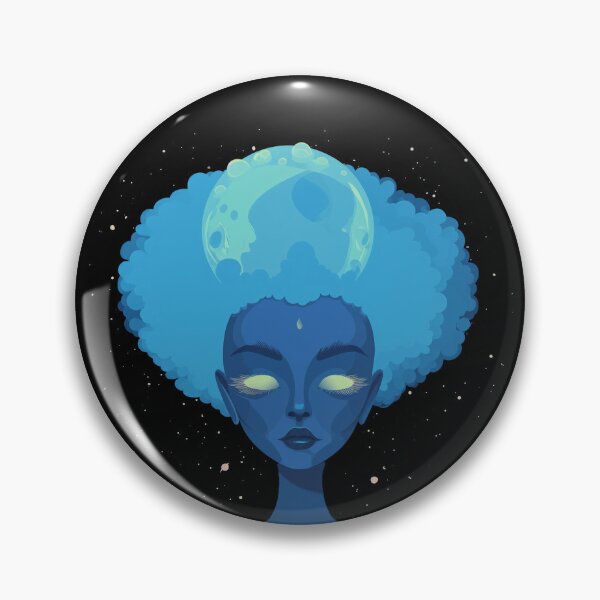 Item preview, Alien with an afro designed and sold by Zen Lael.