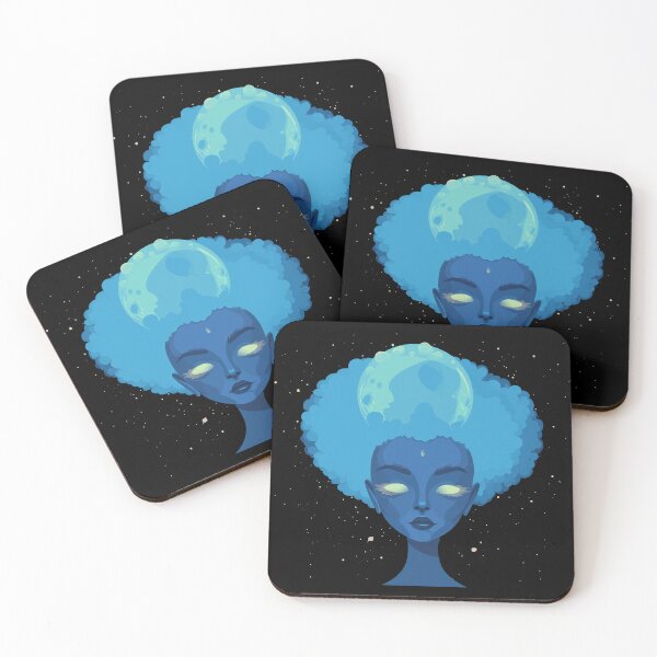 Item preview, Alien with an afro designed and sold by Zen Lael.