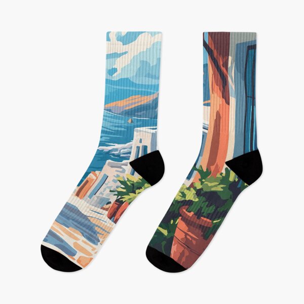 Item preview, Naxos Greece Travel Art Vintage designed and sold by KrisSidDesigns.