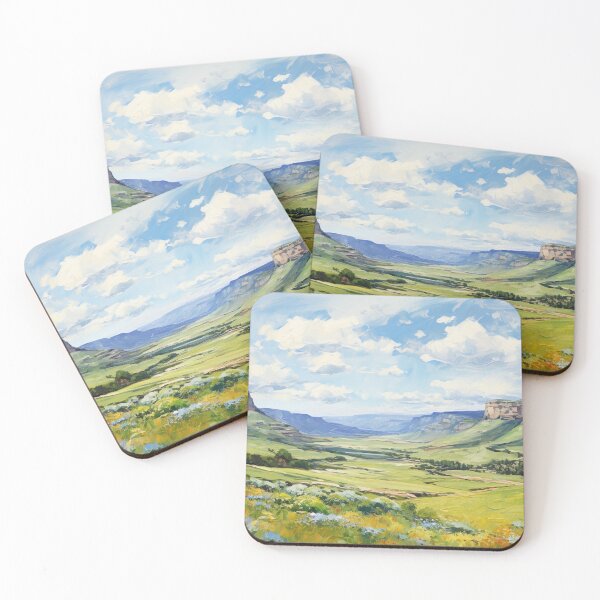 Item preview, Gouache - Grassy Valley designed and sold by KootenayDesigns.