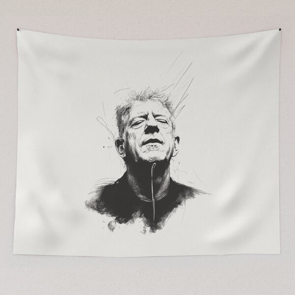 Item preview, Bourdain - Introspective Portrait designed and sold by Retro Travel Design.