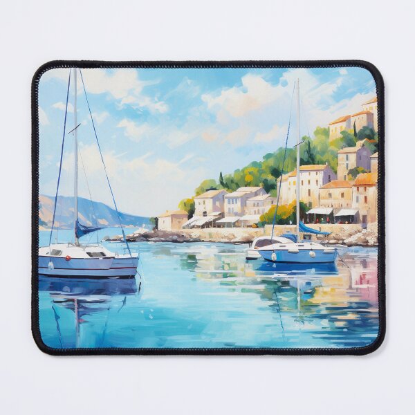 Item preview, Gouache - Hvar designed and sold by KootenayDesigns.